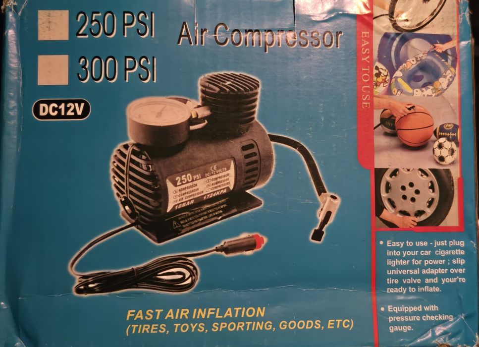 Bomba com ligação de isqueiro de 300PSI.