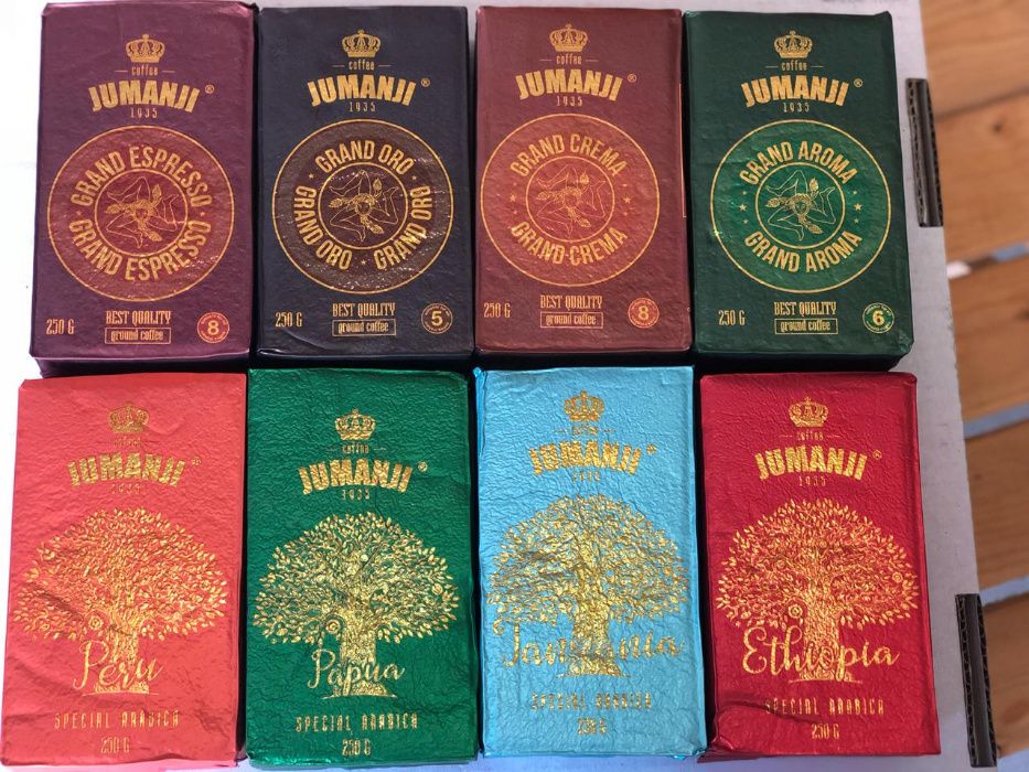 Кофе молотый JUMANJI Ethiopia (Джуманджи Эфиопия) 250гр, Италия