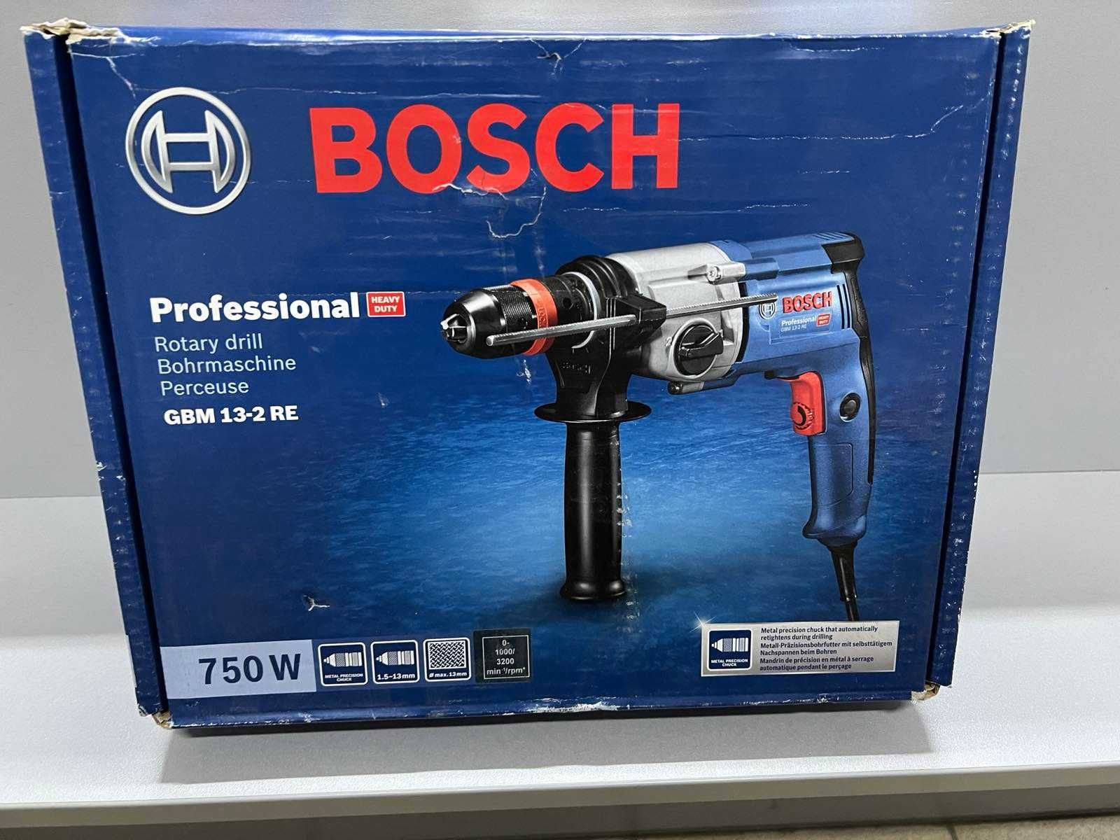 BOSCH GBM 13-2 RE, 750 Вт Безударная дрель зеленый НОВЫЙ! 06011B2002