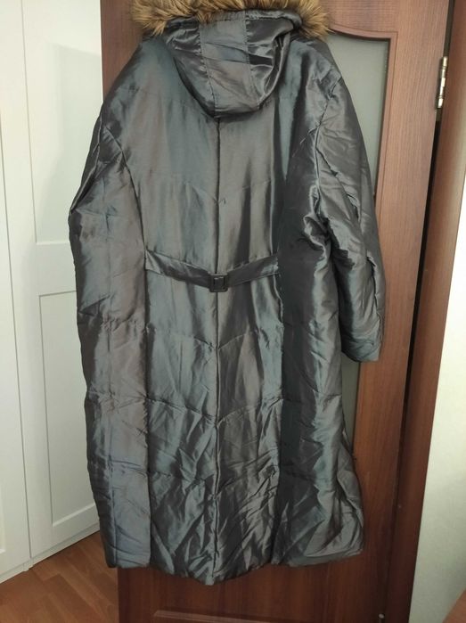 Зимова пухова куртка Woman Within розмір X4 (68-72) довга з капюшоном