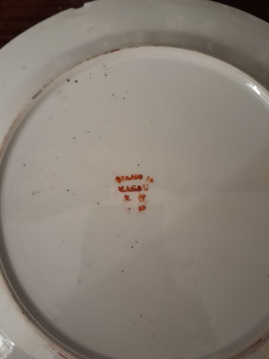 Prato antigo decorativo loiça de Macau