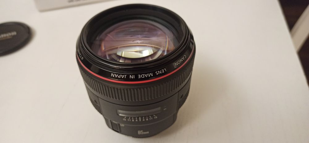 Obiektyw canon ef 85mm 1.2  L II USM