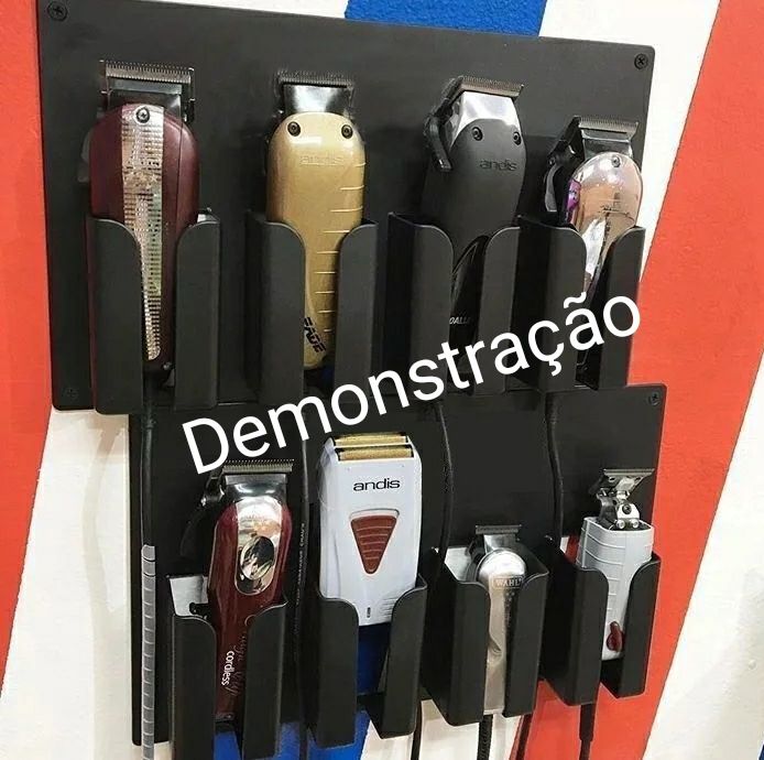 Suporte Barber Para Máquinas Barbearia Barbeiro