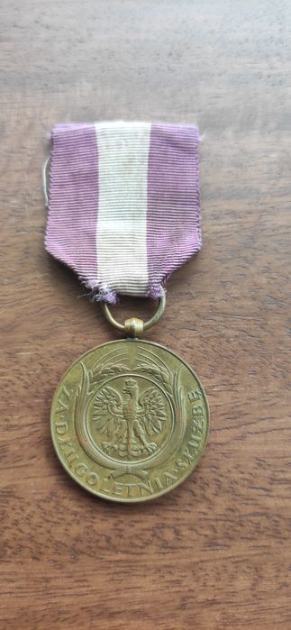 Medal odznaczenie Polskie II RP za długoletnią służbę