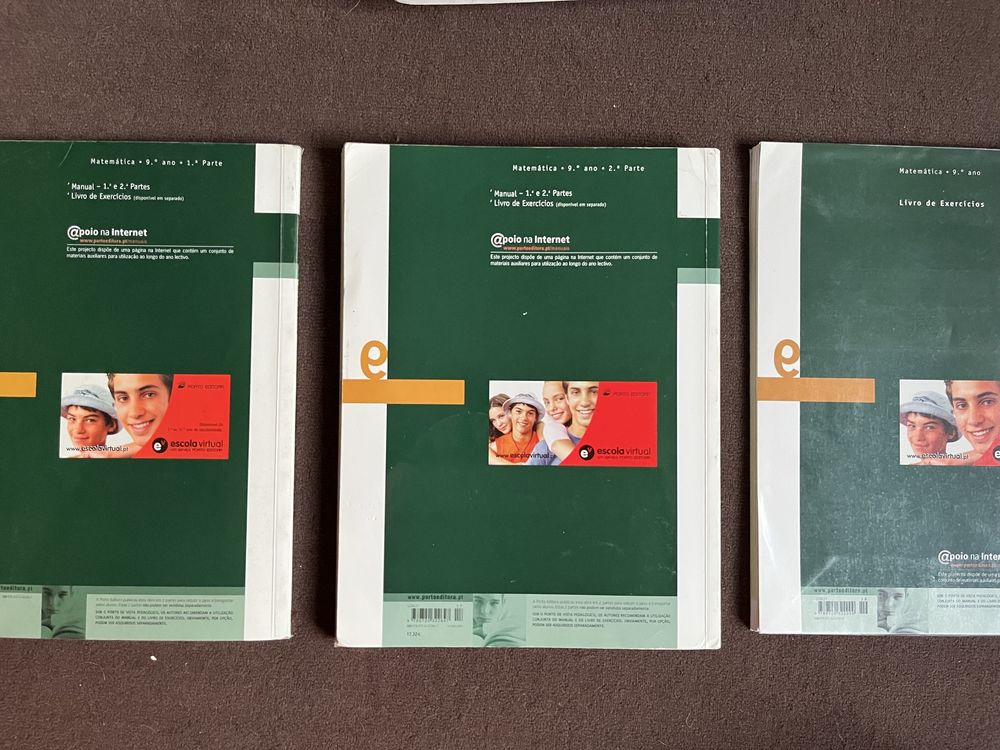 Matematica 9 manuais e caderno de exercicios