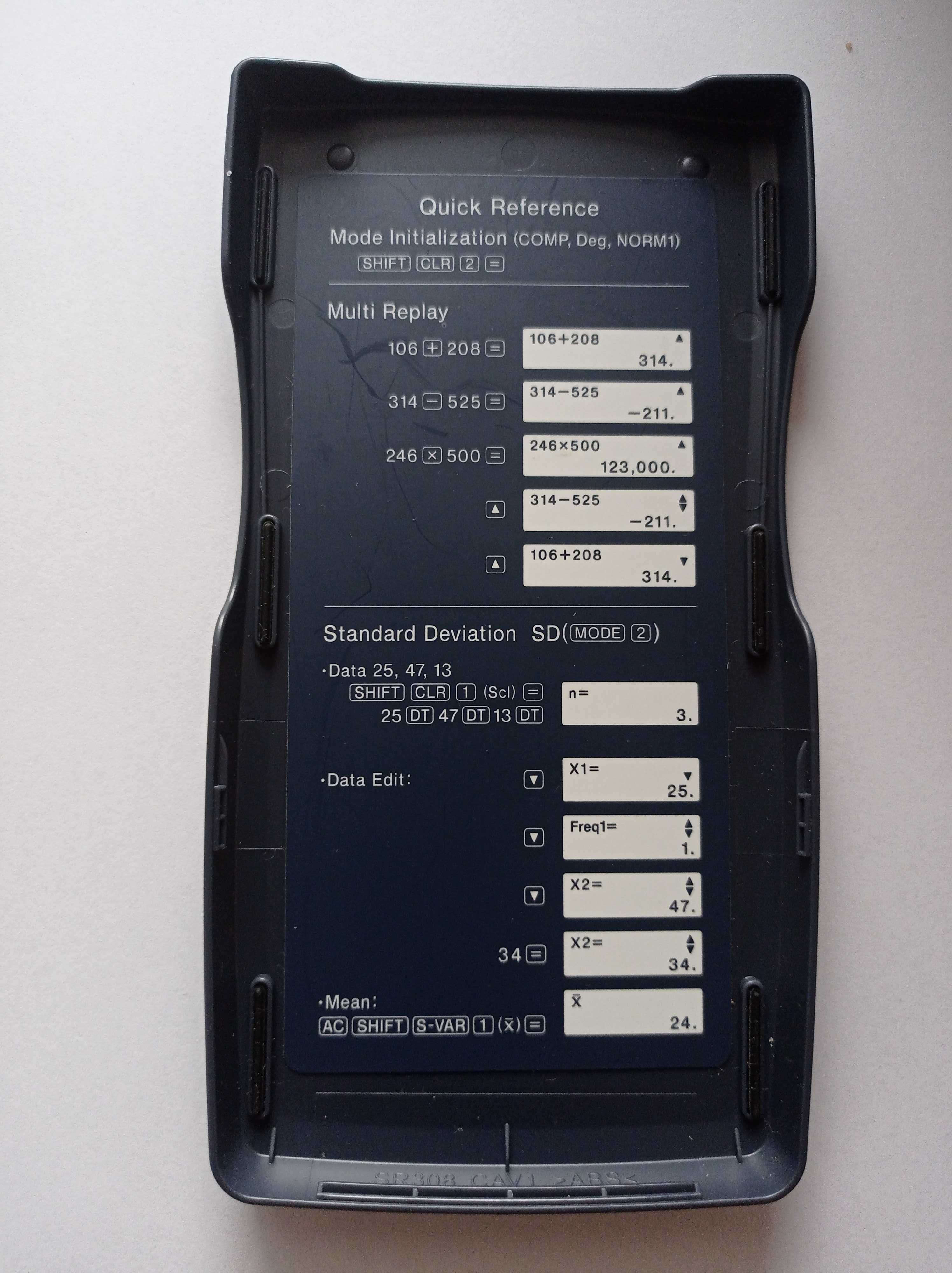 Kalkulator naukowy Casio FX 820MS - nowy