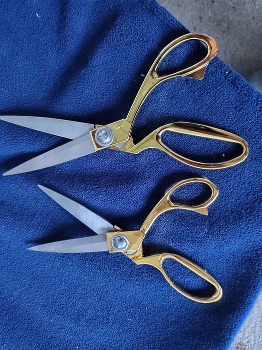 Nożyczki krawieckie złote