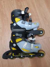 Patins em linha. Tamanho 34. Vendo ou troco.