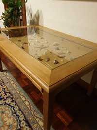 Mesa de sala com gaveta