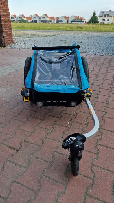 Przyczepka rowerowa BURLEY D'LITE X SINGLE AQUA