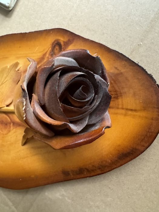 Троянда з дерева. Ручна робота . ССССР 50 роки