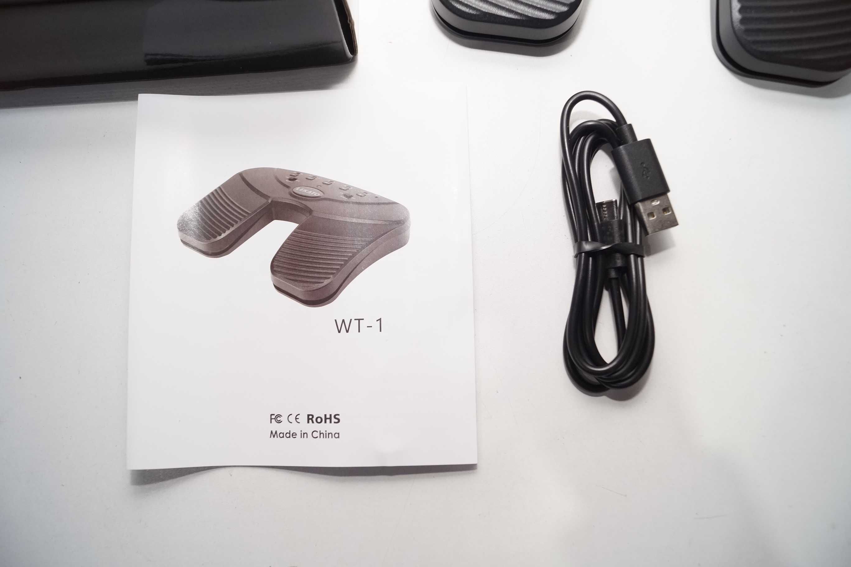 LEKATO WT-1 pedał do obracania stron do tabletu smartfona prompter BT
