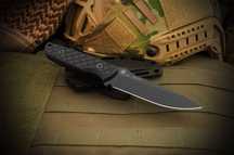 Nóż Spartan Blades Alala Black Canvas Micarta, Black Powder