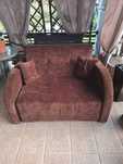 Kanapa Sofa dwuosobowa rozkładana z szufladą + 2 poduszki
