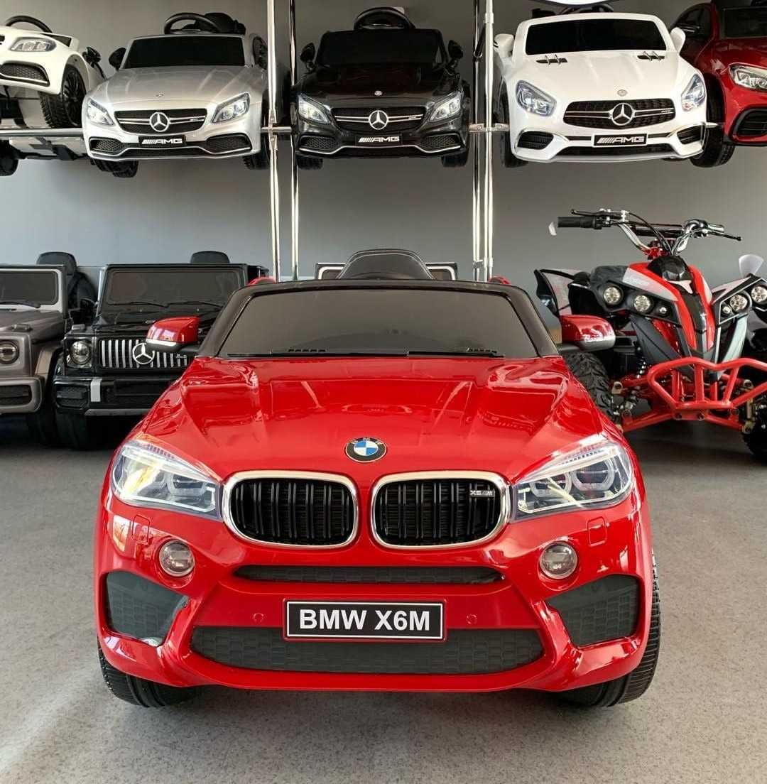 Samochód dla dziecka BMW X6 czerwony lakierowany! Na akumulator 12v