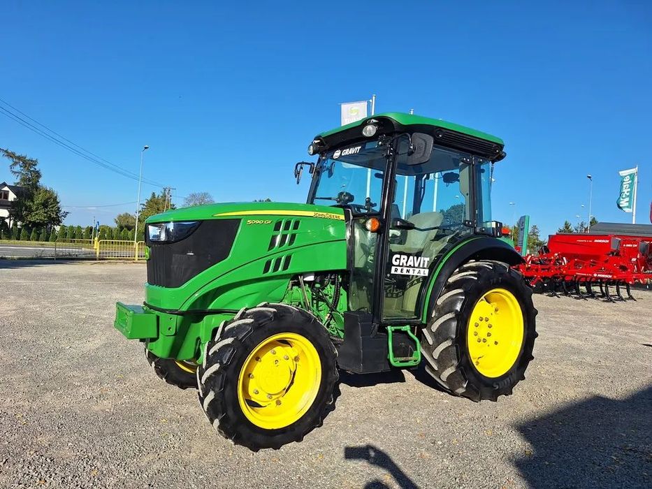 John Deere JD 5090 GF, ciągnik sadowniczy, ogrodniczy, 90 KM 4-cyl, I-szy właściciel  Finansowanie 0% na 2 lata! Przetestuj ciągnik ZA DARMO! 5100,5095,5080