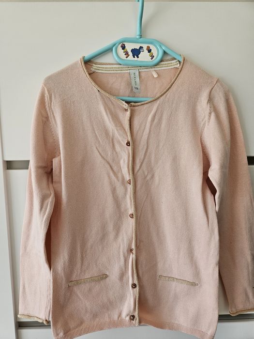 Sweterek dziewczęce lekki letni max&mia 128