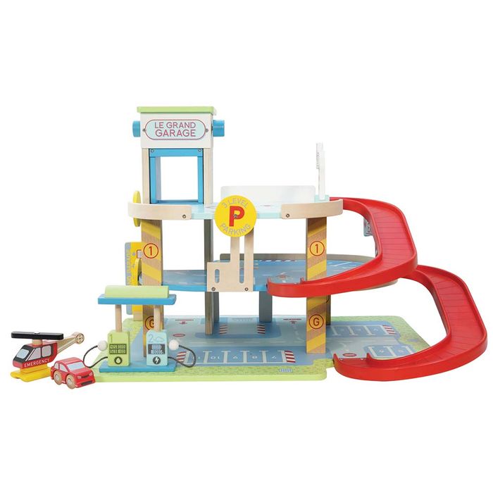 Drewniany garaż wielopoziomowy Le Grand Garage, dzieci Le Toy Van