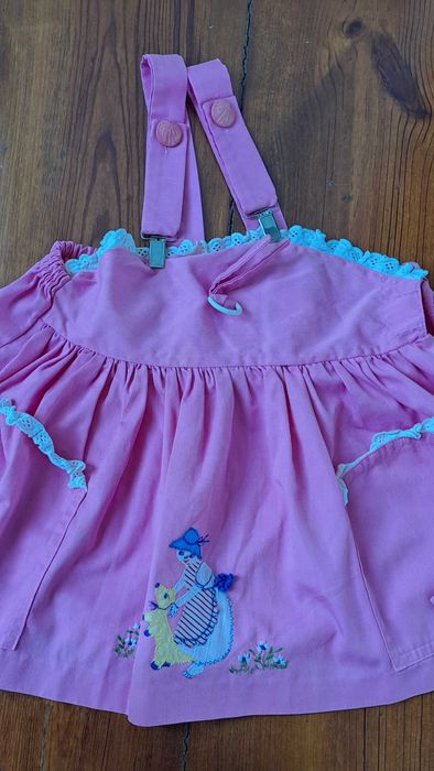 Vestido rosa vintage 3 anos