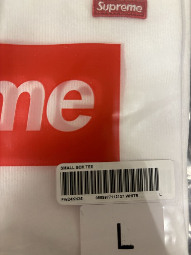 Supreme podkoszulek small box logo