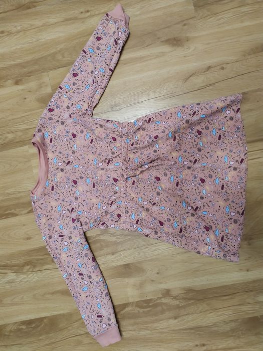 Dres, bluza dresowa, sukienka rozmiar 122