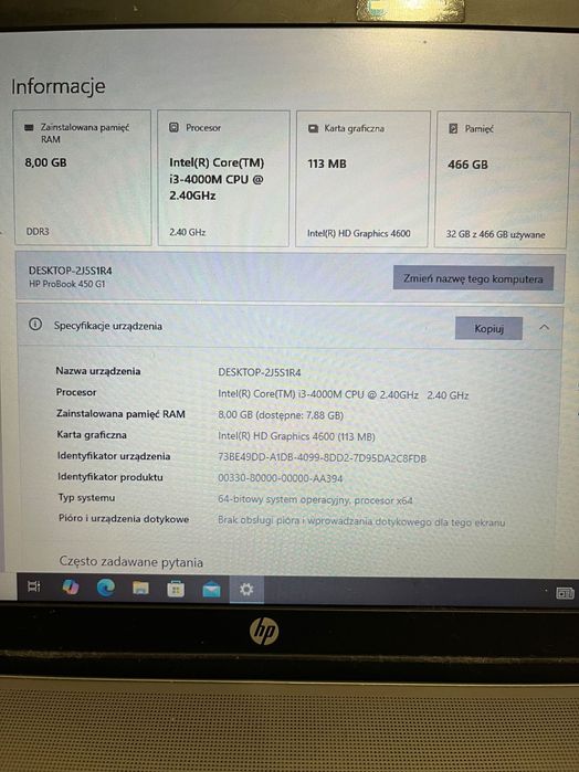 Laptop HP ProBook