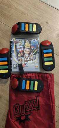 GRA BUZZ + Buzery +Konsola PS3