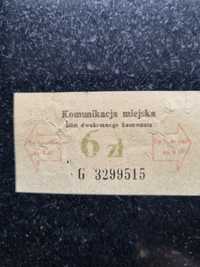 Bilet MPK Łódź + paragon DH Uniwersal