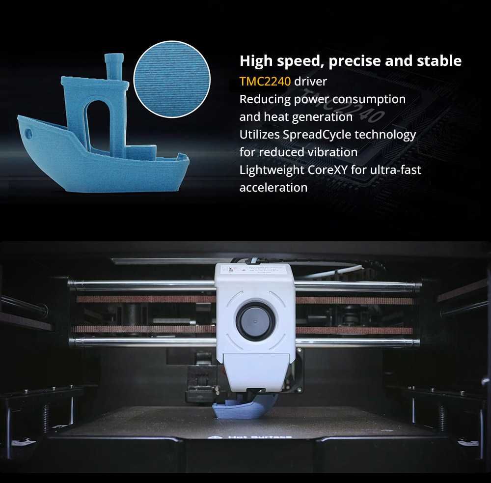 3D-принтер QIDI Tech Q1 Pro, 350°C, процесор Cortex-A53