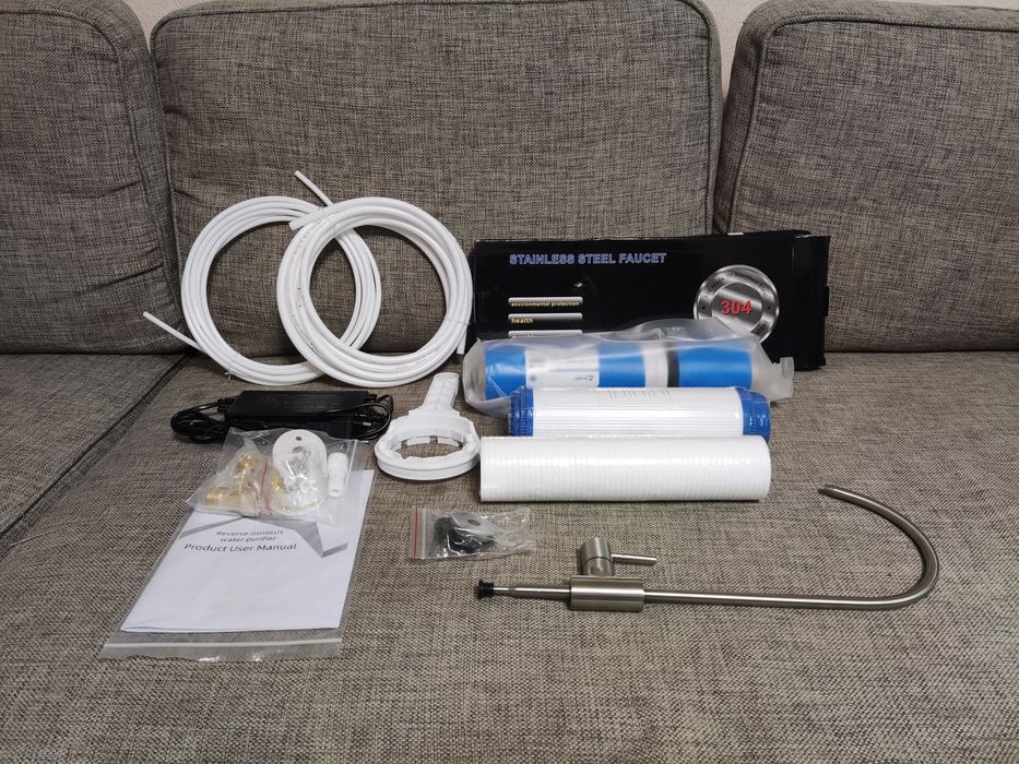 Фільтр для води, зворотній осмос 600g, прямоточна система