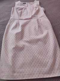 Sukienka damska z narzutką (bolerko z rękawem), rozmiar 42