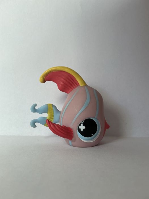 Littlest Pet Shop LPS duża ryba różowa #884