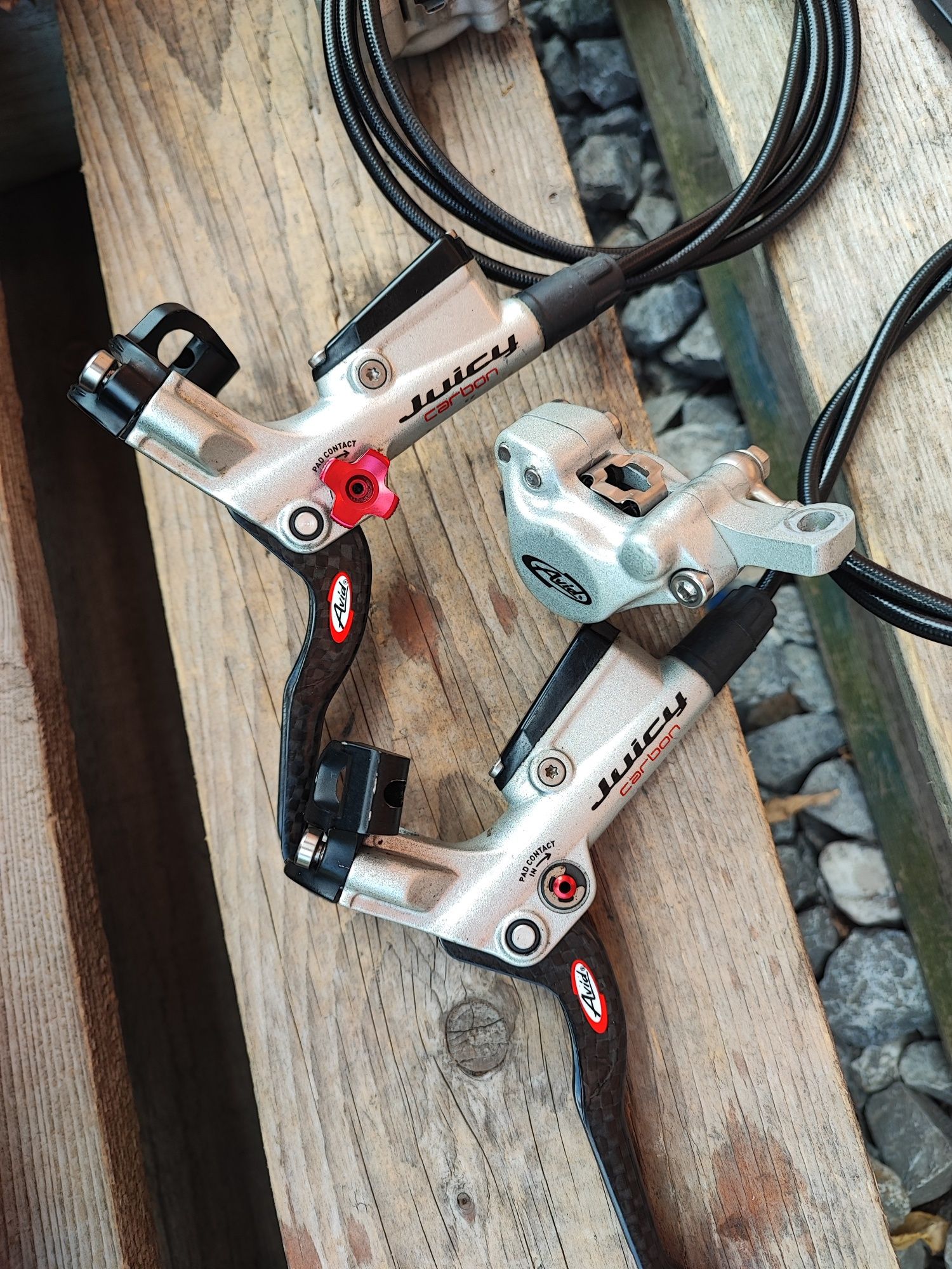 Hamulce tarczowe hydrauliczne rowerowe Avid Juicy Carbon Retro MTB