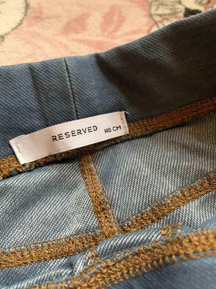 Getry dziewczęce legginsy Reserved 146 z naszywką