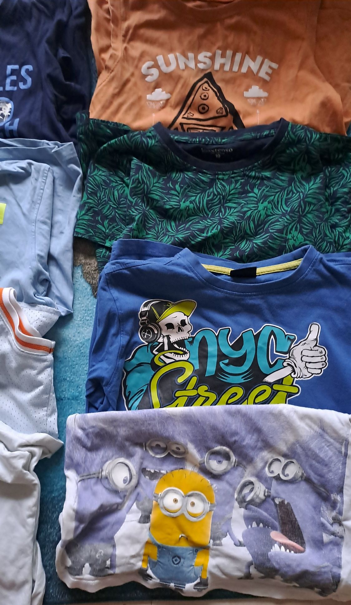 Chapter young, reporter 134/140 t shirt, bezrękawnik, paka 11 szt