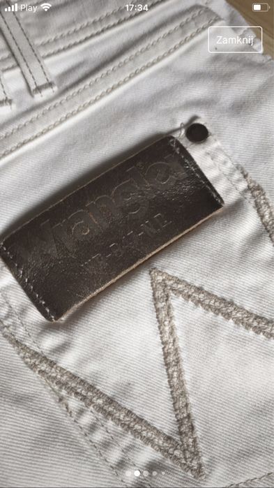 Białe Wrangle damskie r.S