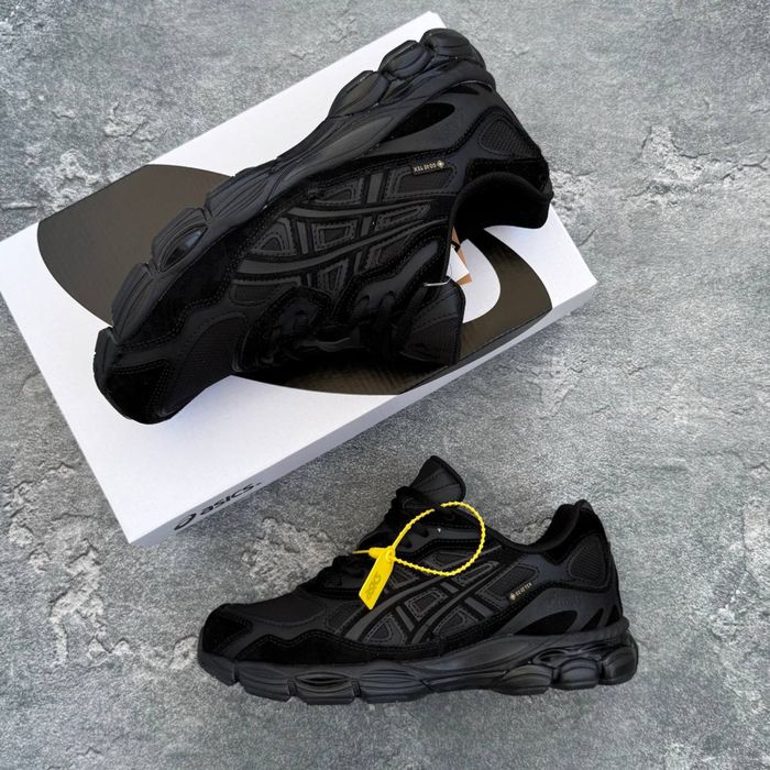 Кросівки Asics Gel NYC black на гортексі/асікс гель нук