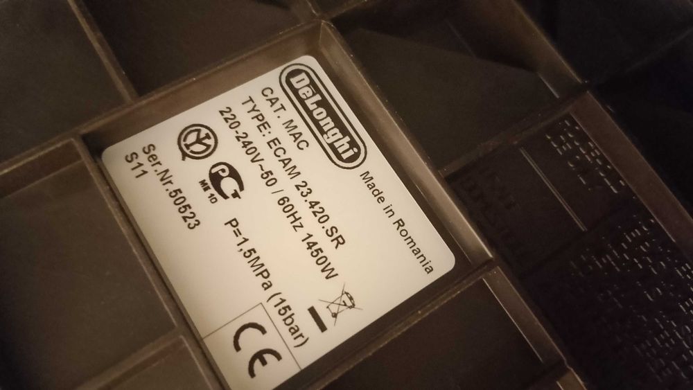 Кавомашини кавоварка DeLonghi ECAM 23.420.SR Повне ТО!