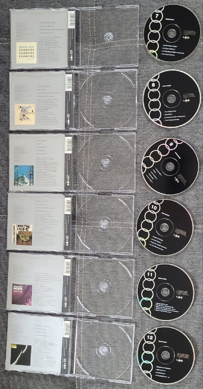 Depeche Mode Singles 2 USA Box Set CD Single 7-12
