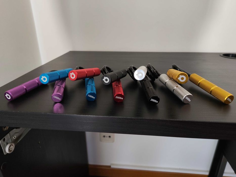 Kit Hand Grip Trainer / Apertador de Mão - 150lbs até 350lbs