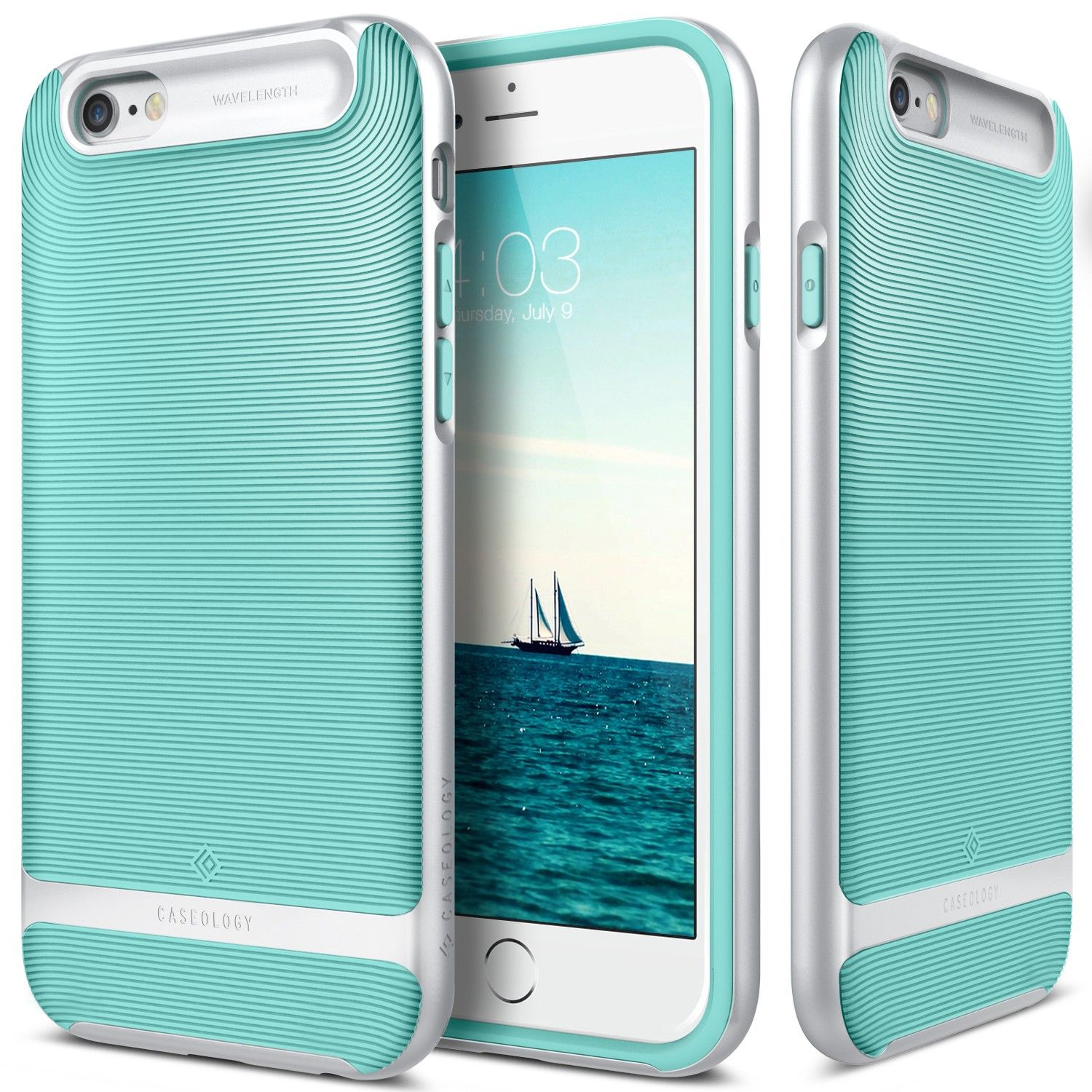 Etui Caseology do iPhone 6 Plus 6s Plus Wavelenght Turquoise Mint