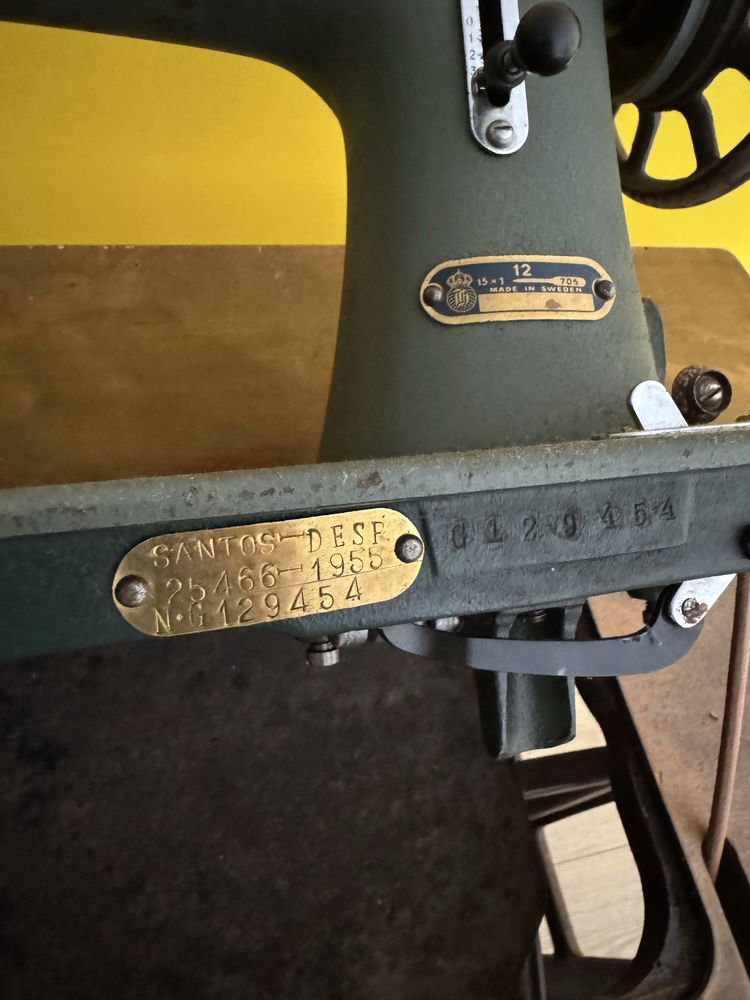 Maquina Costura Husqvarna 15-1 de 1955