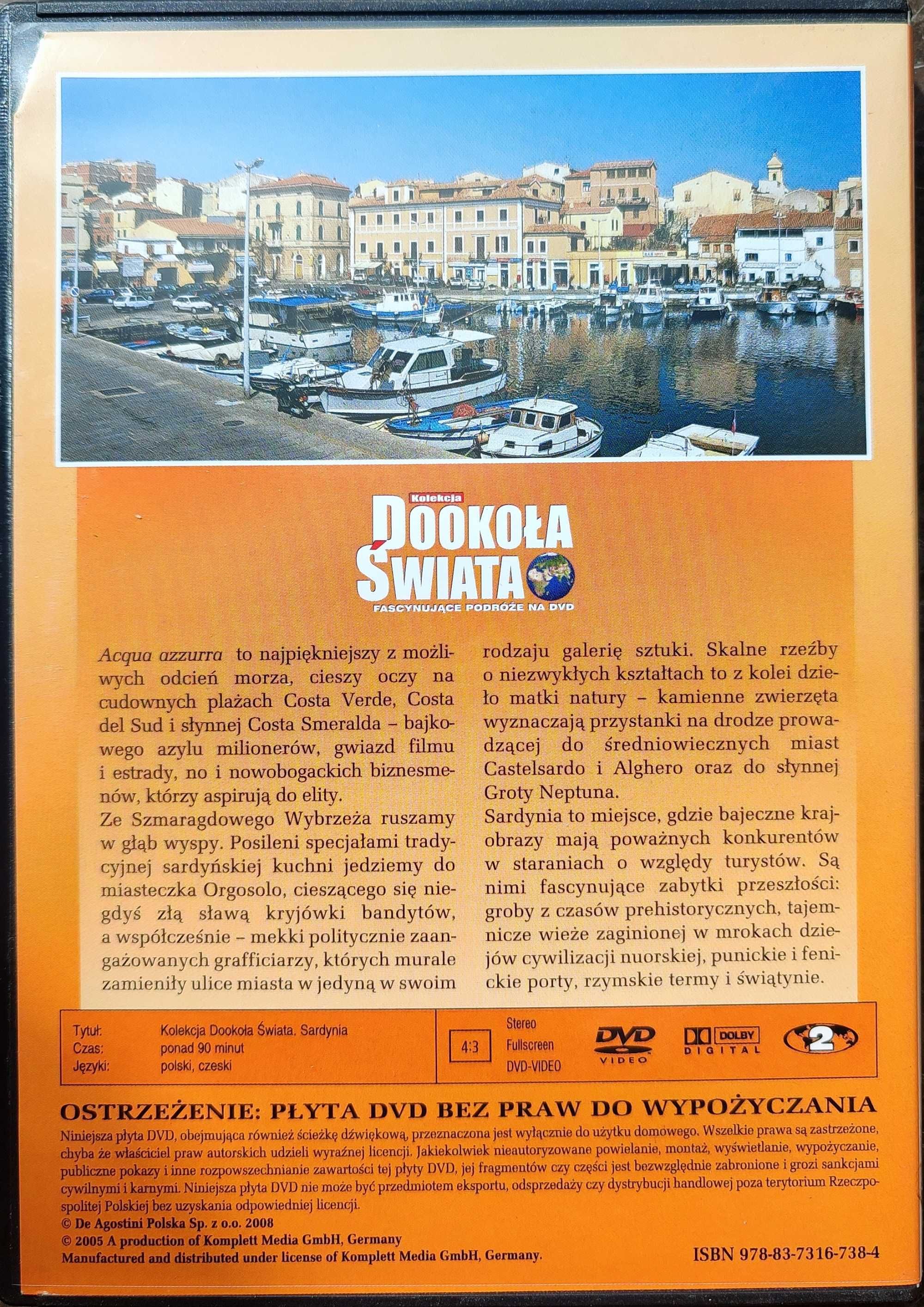Film DVD Sardynia. Skarb Morza Śródziemnego. Kolekcja Dookoła Świata