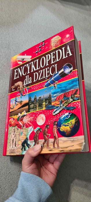 Encyklopedia dla dzieci Kędziora kolorowa gruba twarda oprawa