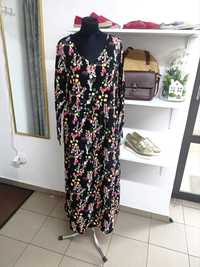 Emery Rose wiosenna sukienka wielokolorowa kwiaty wiskoza 40