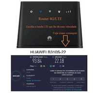 Router 4G Huawei B310 - Escolha a banda 4G/LTE que dá mais velocidade