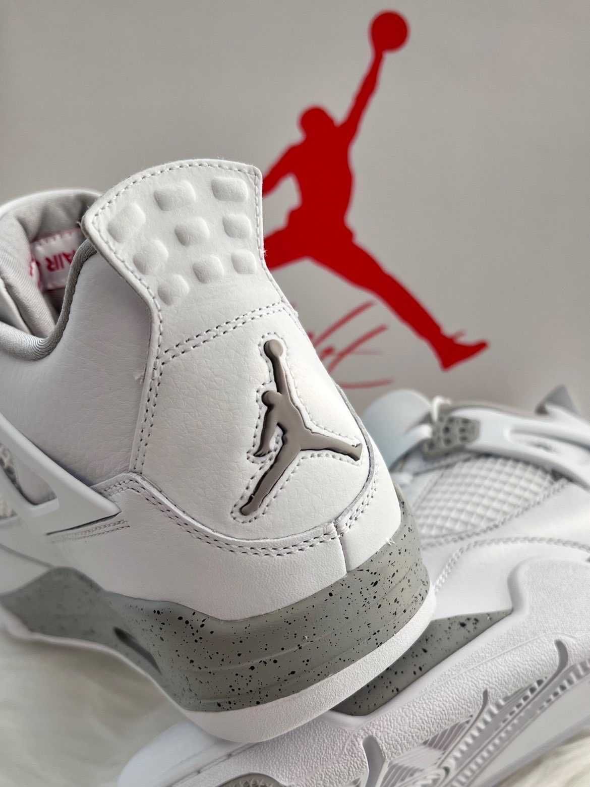 "Buty męskie Jordan 4 Retro" Oreo Biały Roz 44