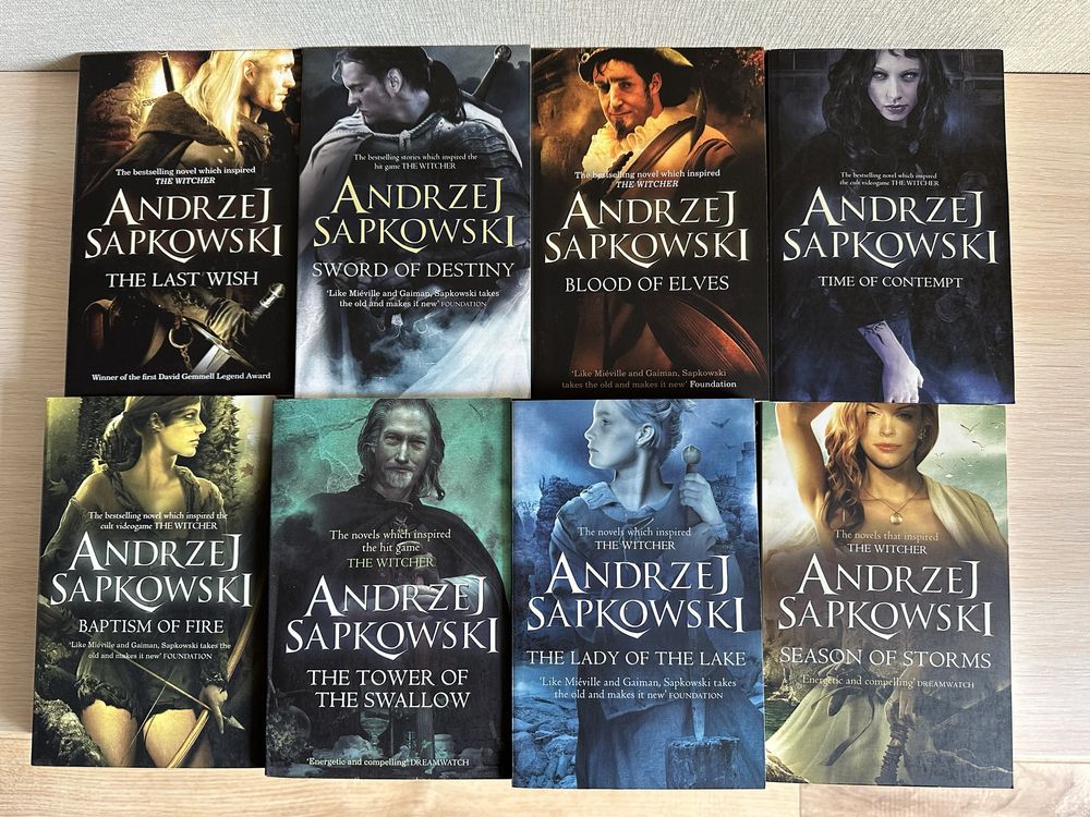 Andrzej Sapkowski - The Witcher / Анджей Сапковський - Відьмак, 8 книг