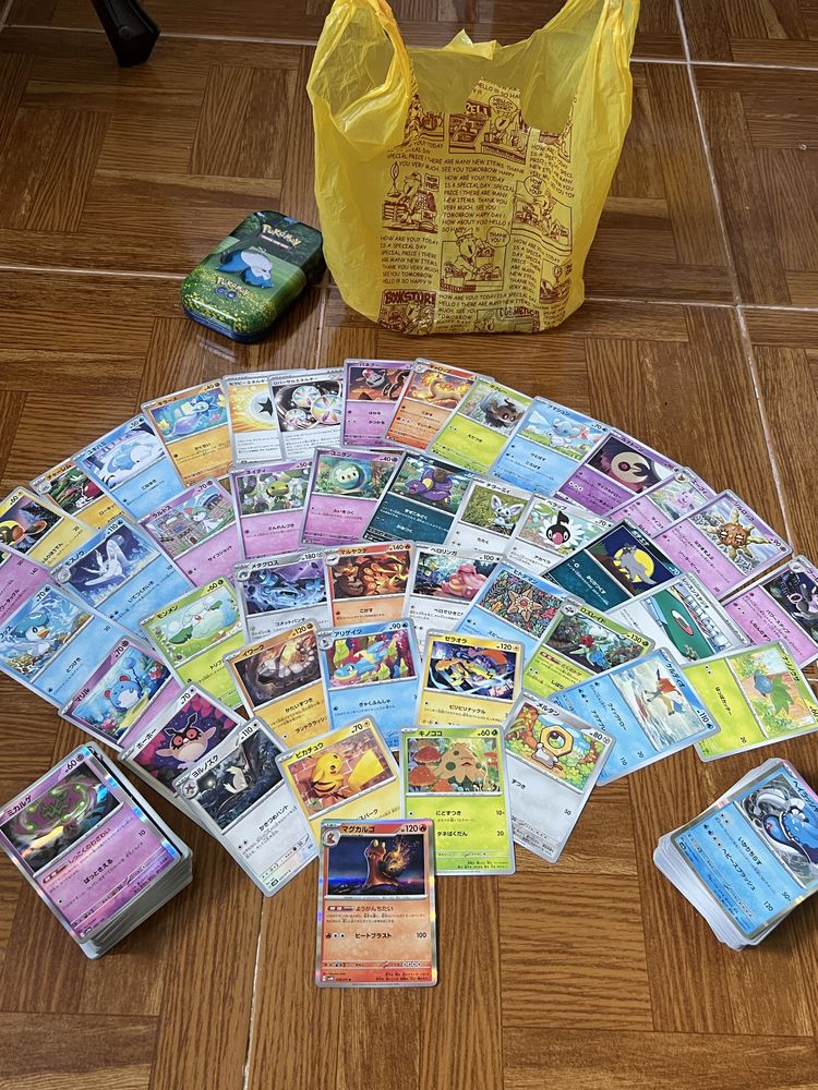 bulk cartas pokemon japonesas