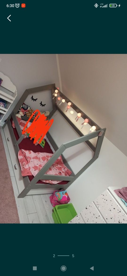 Łóżko domek dla dziecka